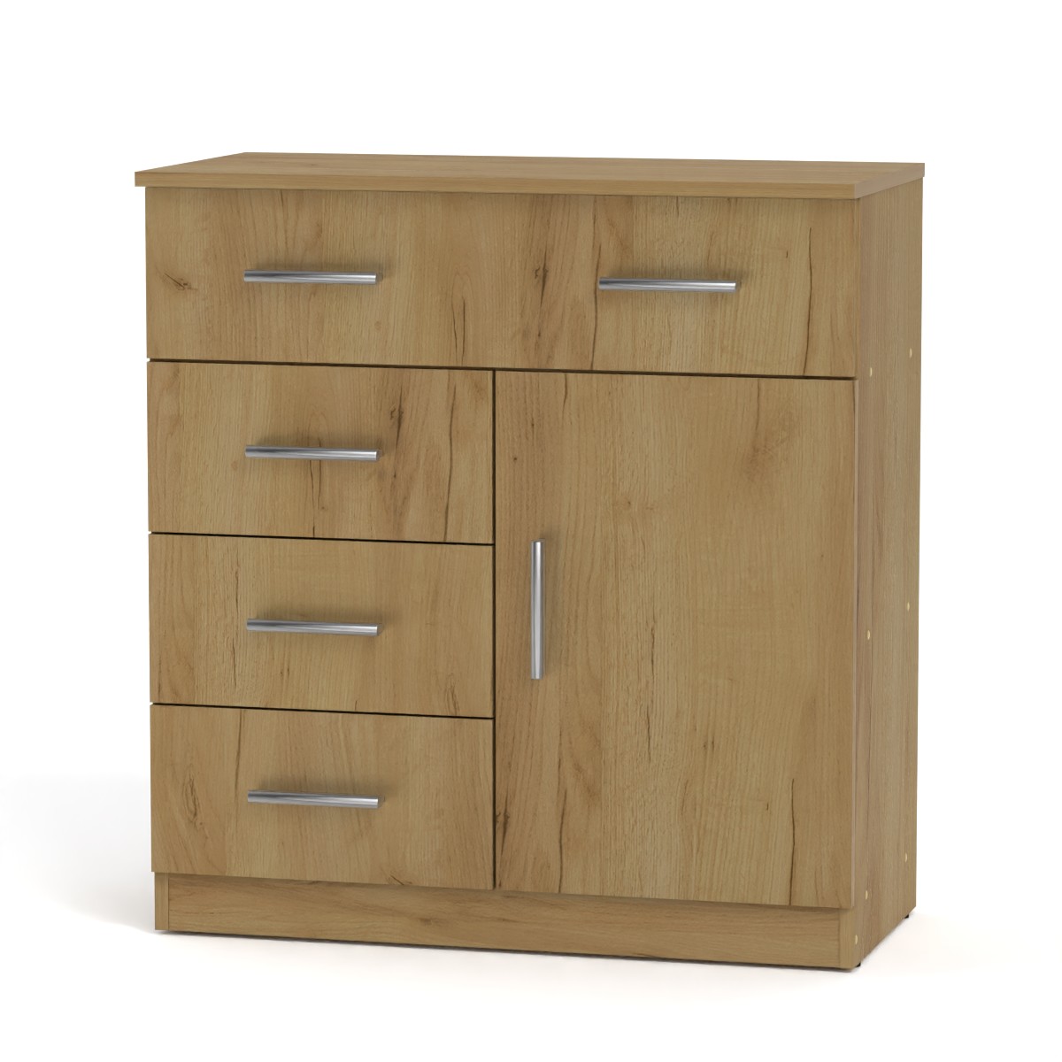 Комод Компанит 1 3 1 80х39х85 см Дуб крафт золотой (16547) Комод Компанит 1 3 1 80х39х85 см Дуб крафт золотой (16547)