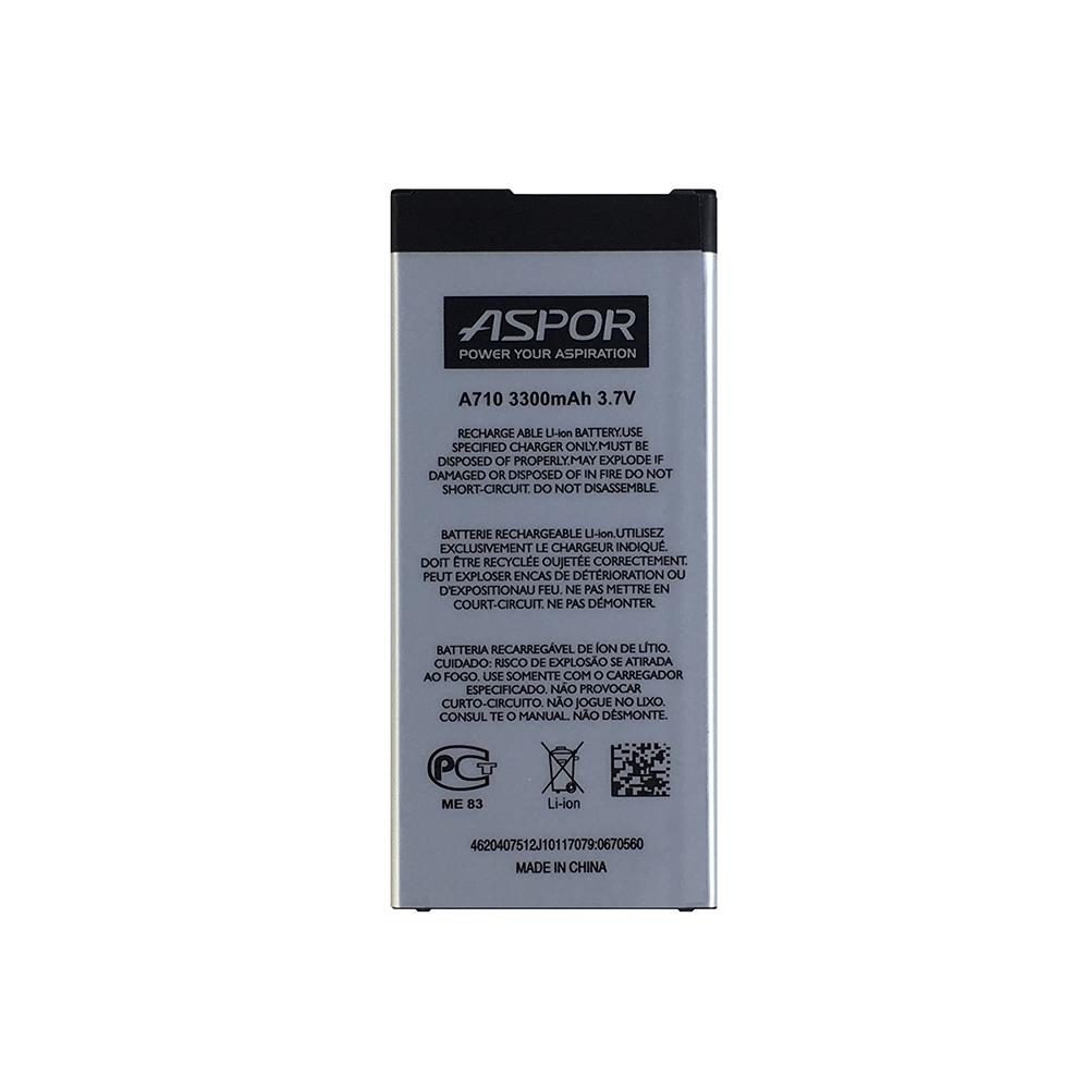 Аккумулятор Aspor EB-BA710ABE для Samsung A710/A7 2016 (880195)