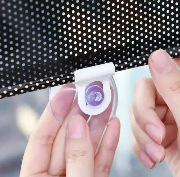 Шторка сонцезахисна рулонна світловідбиваюча на присосці 45x125 см ПВХ Чорний (opt-104524) - фото 4 Шторка сонцезахисна рулонна світловідбиваюча на присосці 45x125 см ПВХ Чорний (opt-104524) - фото 4