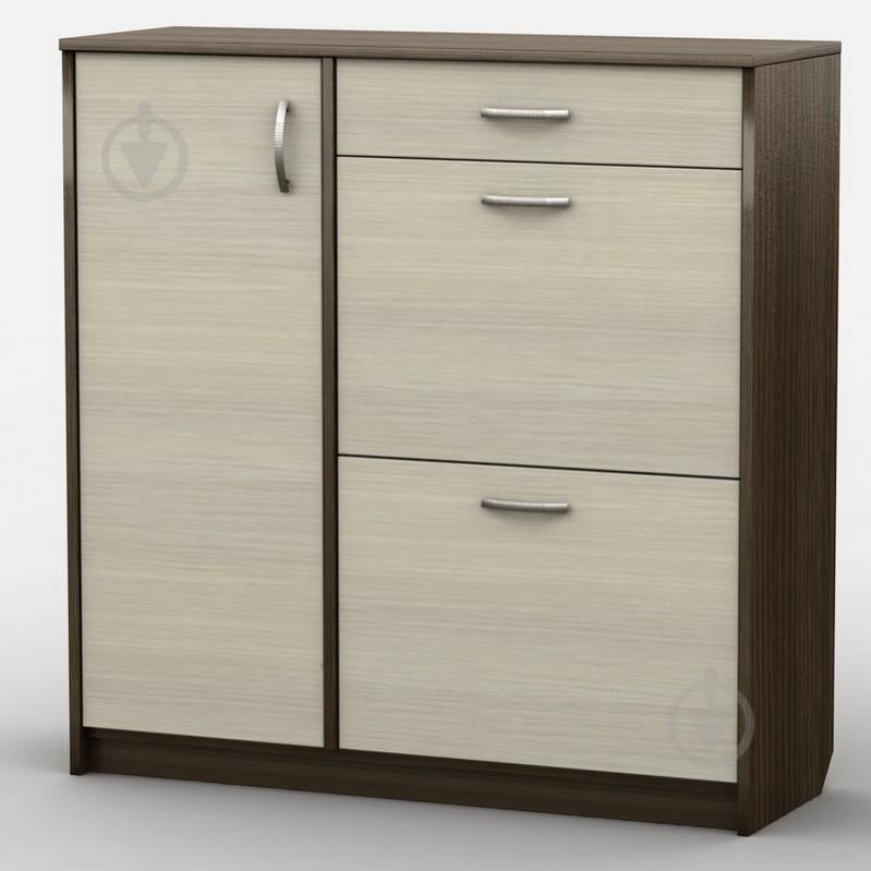 Тумба для обуви Тиса Мебель ТО-116 Венге Молочный