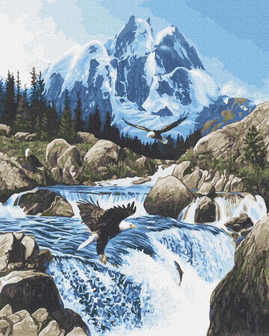 Картина по номерам Brushme Холодный горный источник 40x50 см (skl-GX23899-box)