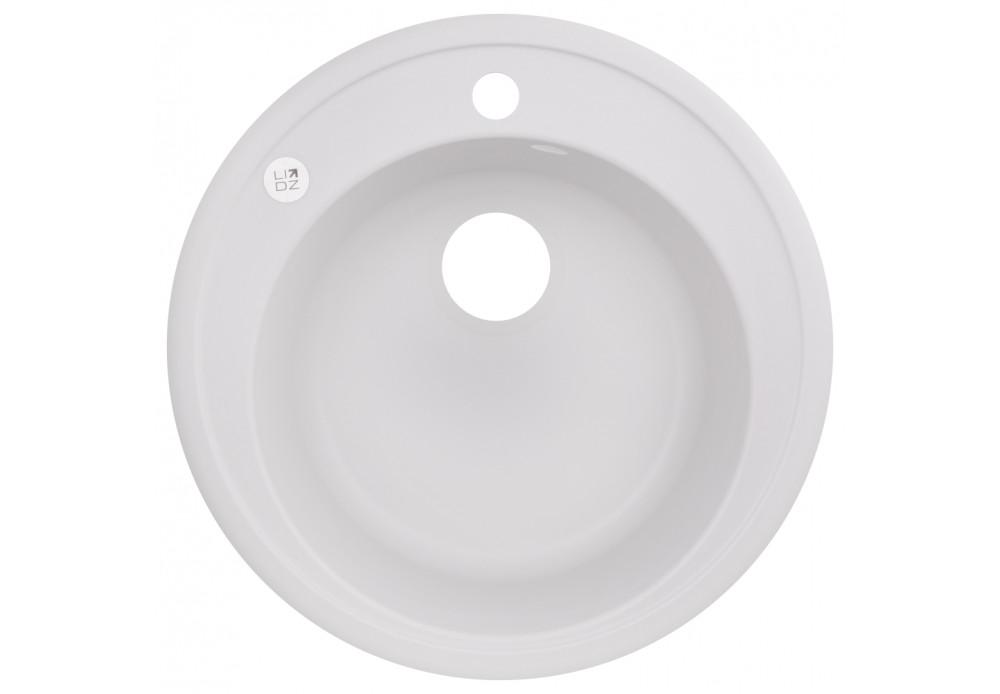 Кухонна мийка Lidz D510/200 WHI-01 (LIDZWHI01D510200)