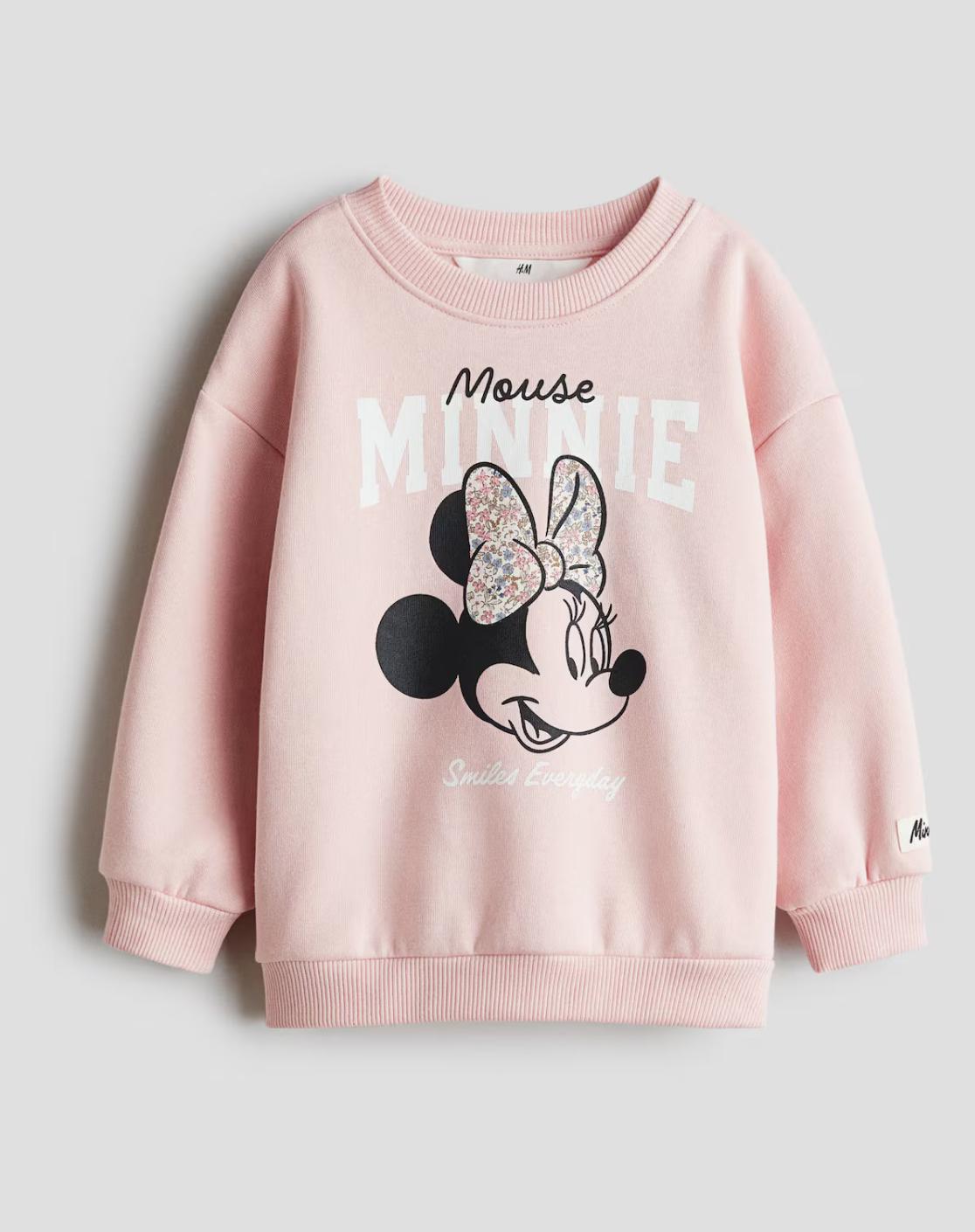 Свитшот детский H&M утепленный 98-104 см Розовый (1428)