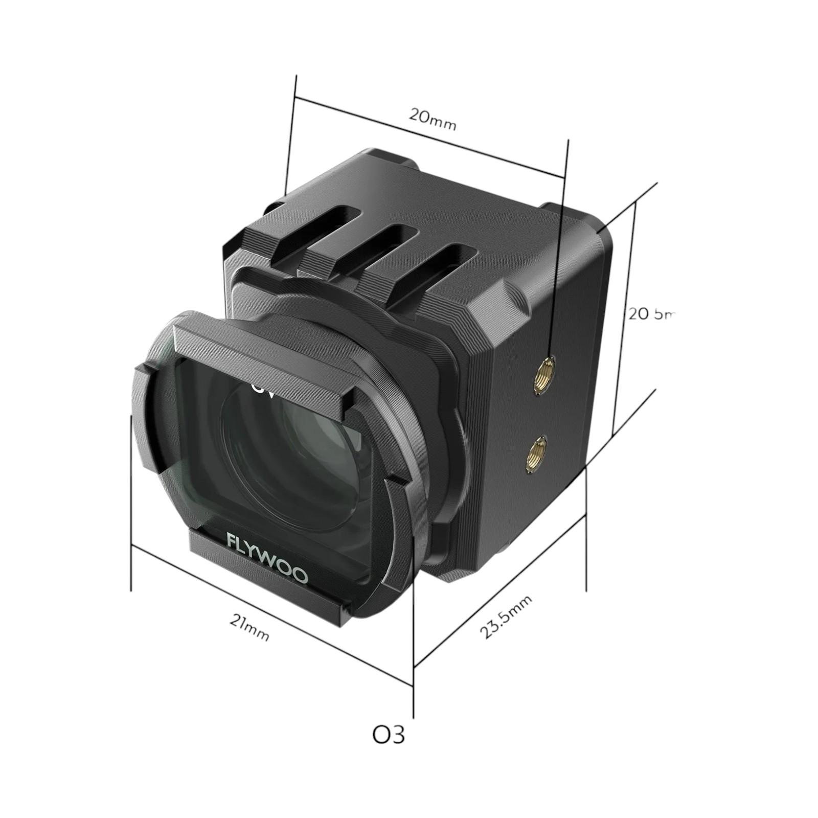 Линза широкоугольная Flywoo DJI O4 Lite Wide-Angle Lens 155° для камеры O3 20 мм (29918763) - фото 4 Линза широкоугольная Flywoo DJI O4 Lite Wide-Angle Lens 155° для камеры O3 20 мм (29918763) - фото 4