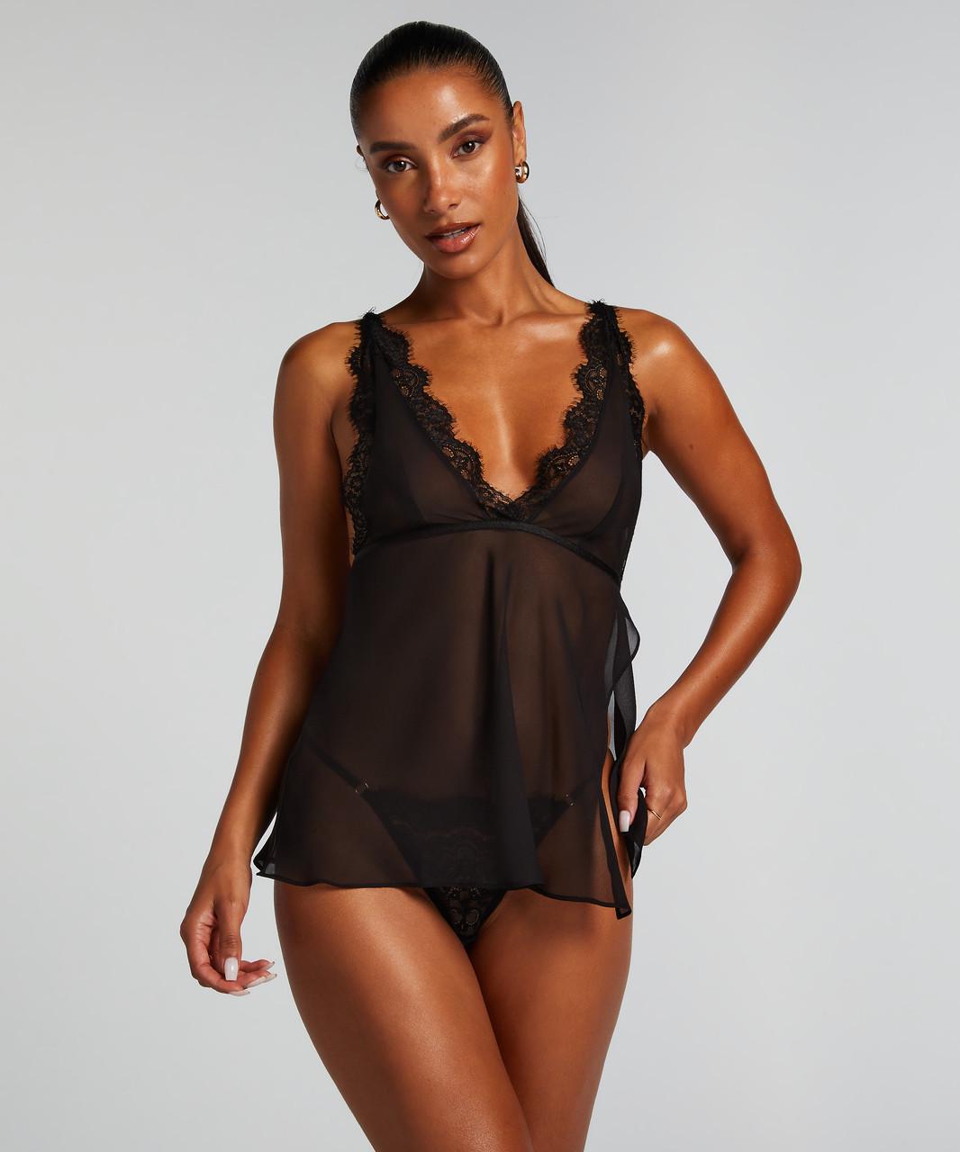 Комбинация Hunkemoller Chiffon Черный XS