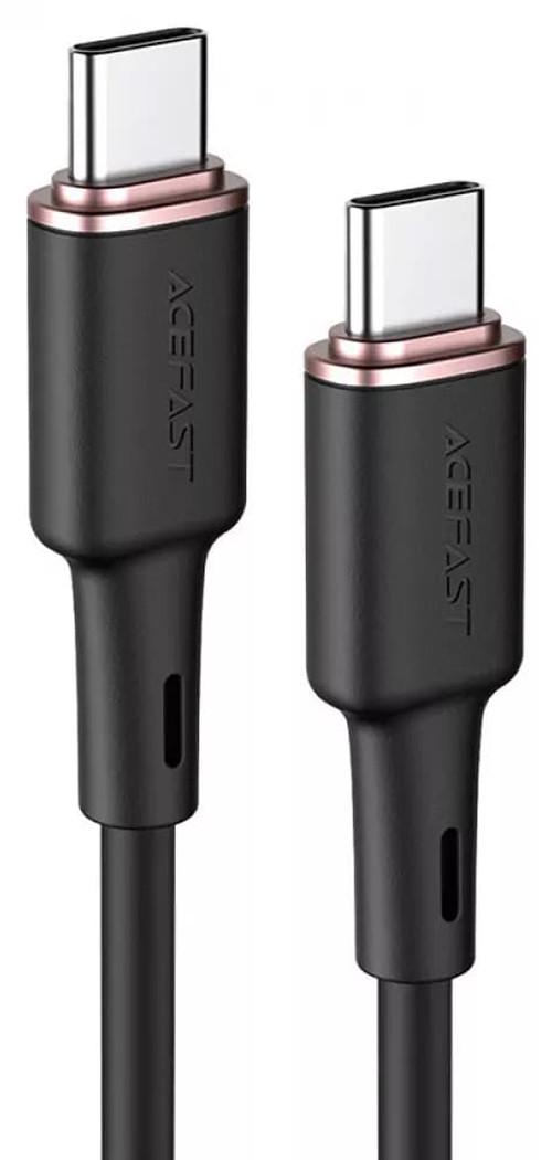 Кабель для зарядки смартфона ACEFAST C2-03 Type-C-Type-C 3 A 1,2 м Черный Кабель для зарядки смартфона ACEFAST C2-03 Type-C-Type-C 3 A 1,2 м Черный