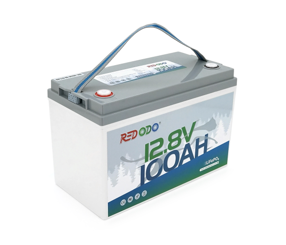 Аккумулятор LiFePO4 литий-железо-фосфатный Redodo 12,8V 100Ah 1280Wh BMS 100 A 329x172x214 мм (38922)