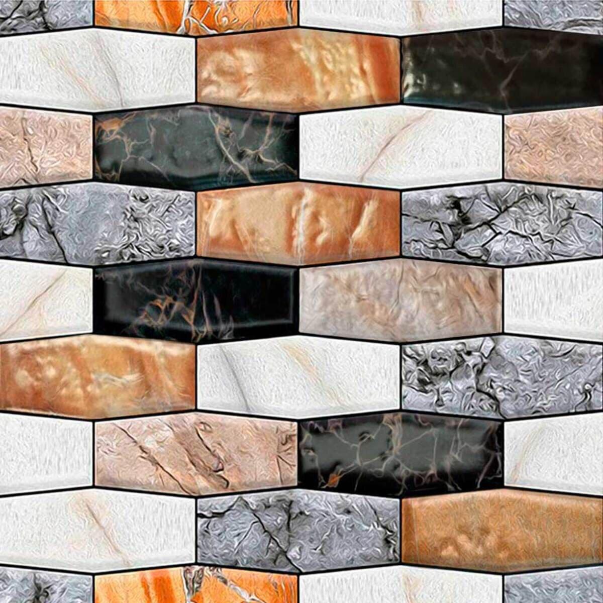 Плитка декоративная Sticker Wall SW-00000672 ПВХ самоклеящаяся 300х300х5 мм Разноцветный (991942882)