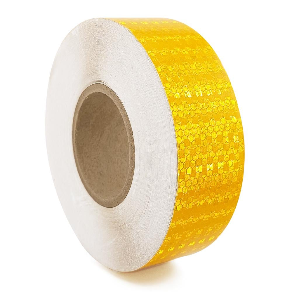 Светоотражающая лента клейкая HF Lattice 5 см х 50 м Желтый (488497504)