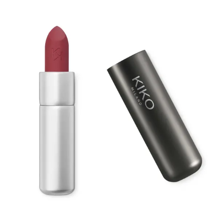 Помада матовая с пудровым финишем Kiko Milano Power Lipstick 16 Red Violet - фото 1