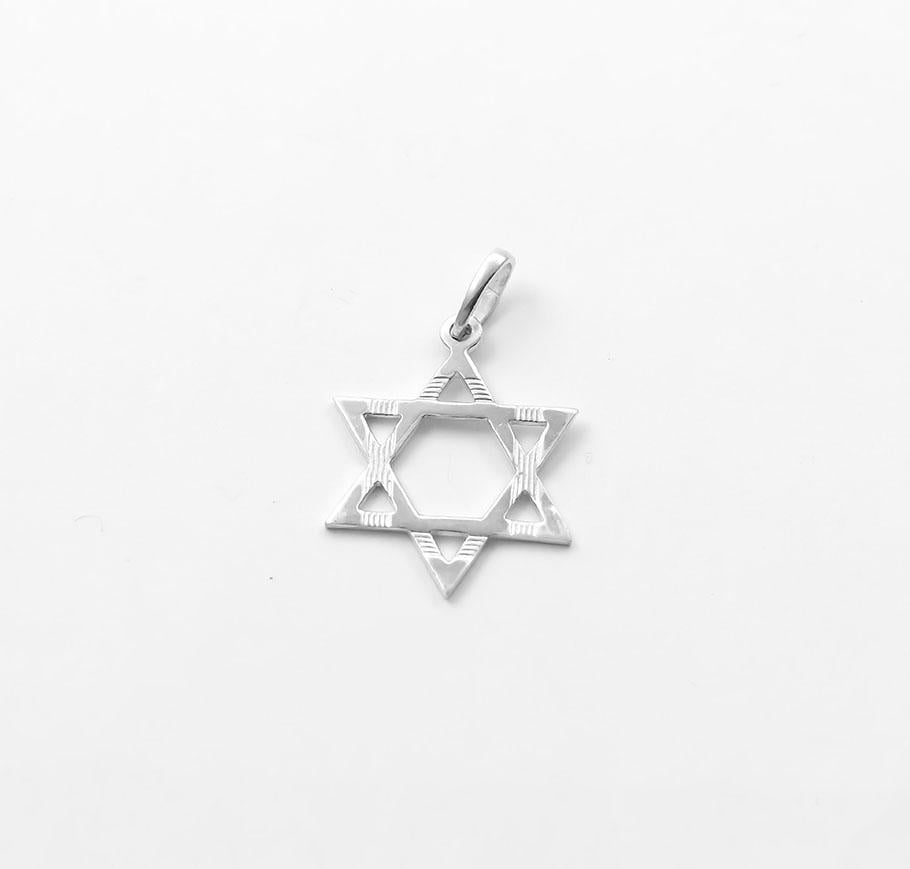 Кулон Maxi Silver 4682 Звезда щит Давида (84682)