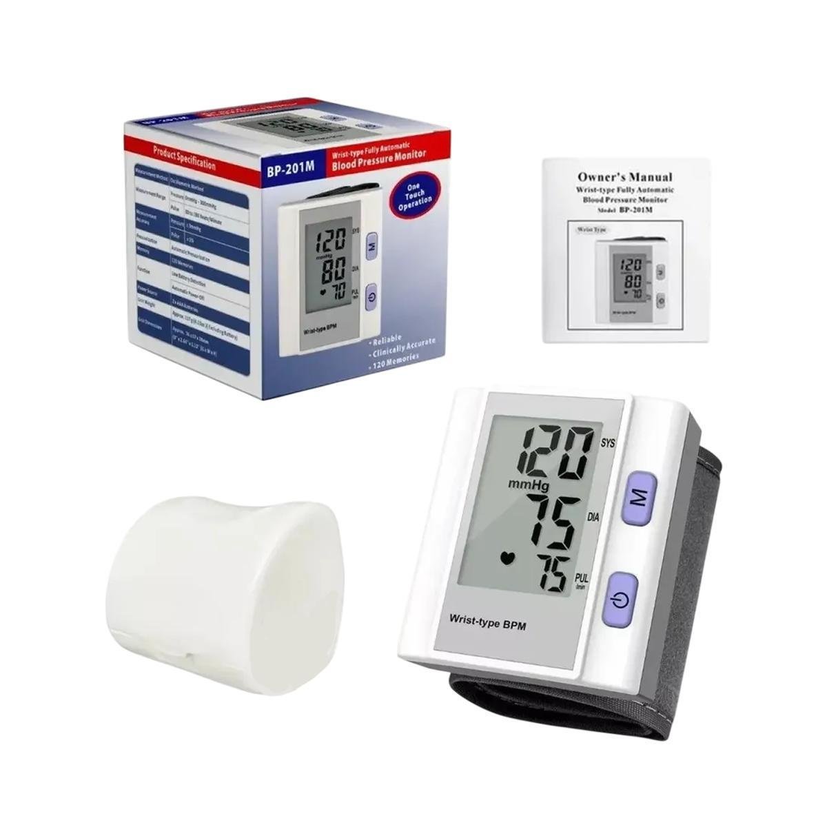 Тонометр автоматический BP-201M на запястье White (200311) - фото 11 Тонометр автоматический BP-201M на запястье White (200311) - фото 11