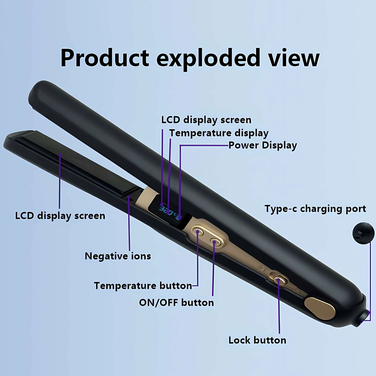 Випрямляч волосся Wireless (1941833422) - фото 2 Випрямляч волосся Wireless (1941833422) - фото 2