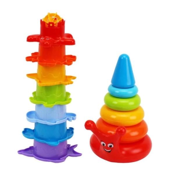 Іграшковий набір Технок 2376 Пірамідки/їжачок/кубик (AWN-00511) - фото 3 Іграшковий набір Технок 2376 Пірамідки/їжачок/кубик (AWN-00511) - фото 3