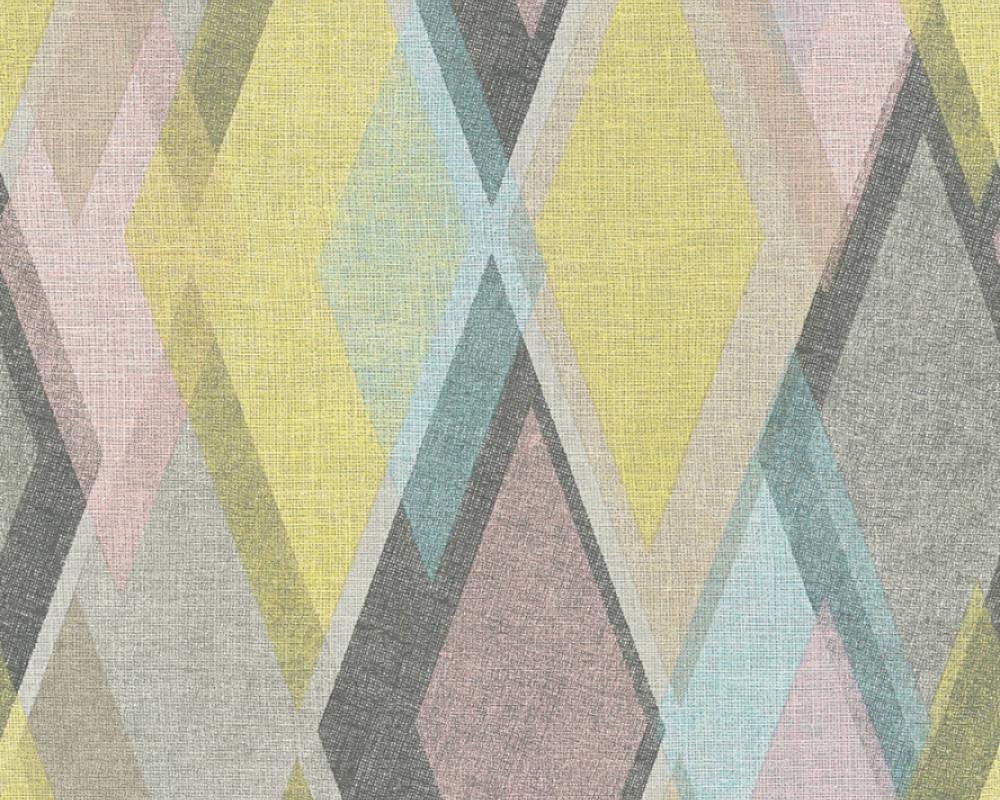 Обои виниловые на флизелиновой основе A.S.creation Pop Colors Разноцветный (35591-3)