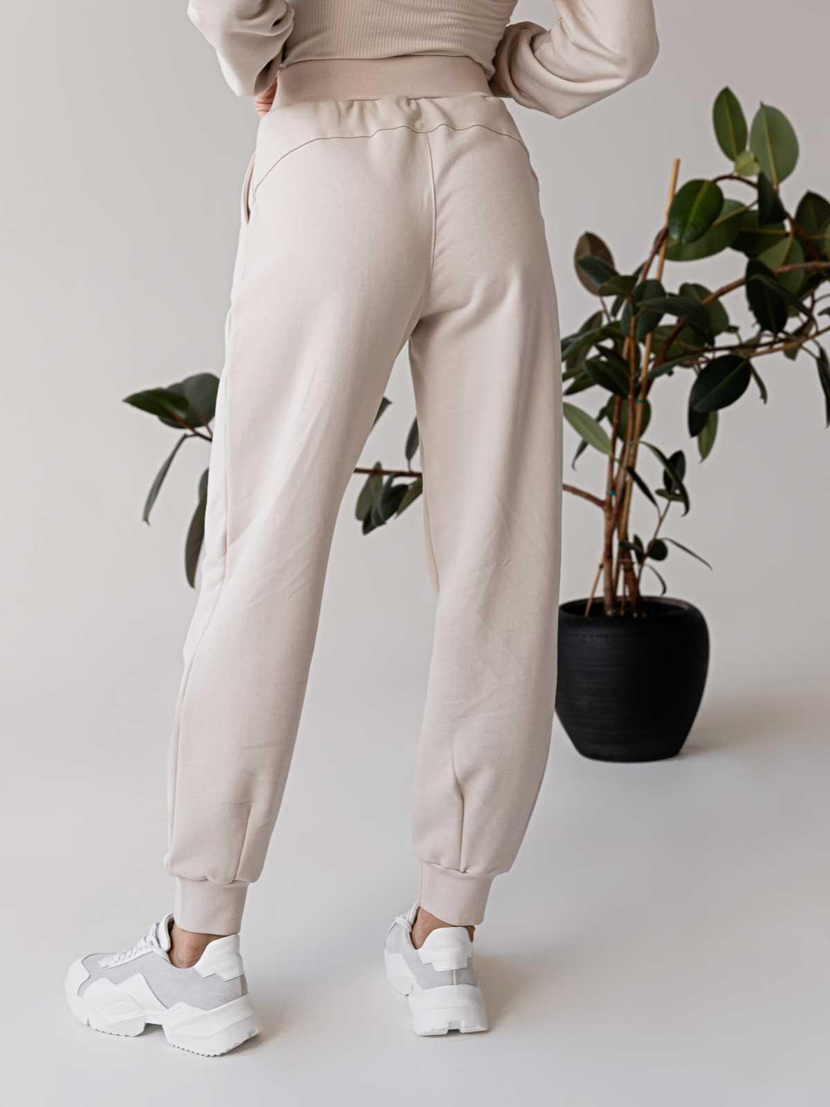 Штани жіночі базові FROMUS XXL Айворі (2568-57) - фото 3 Штани жіночі базові FROMUS XXL Айворі (2568-57) - фото 3