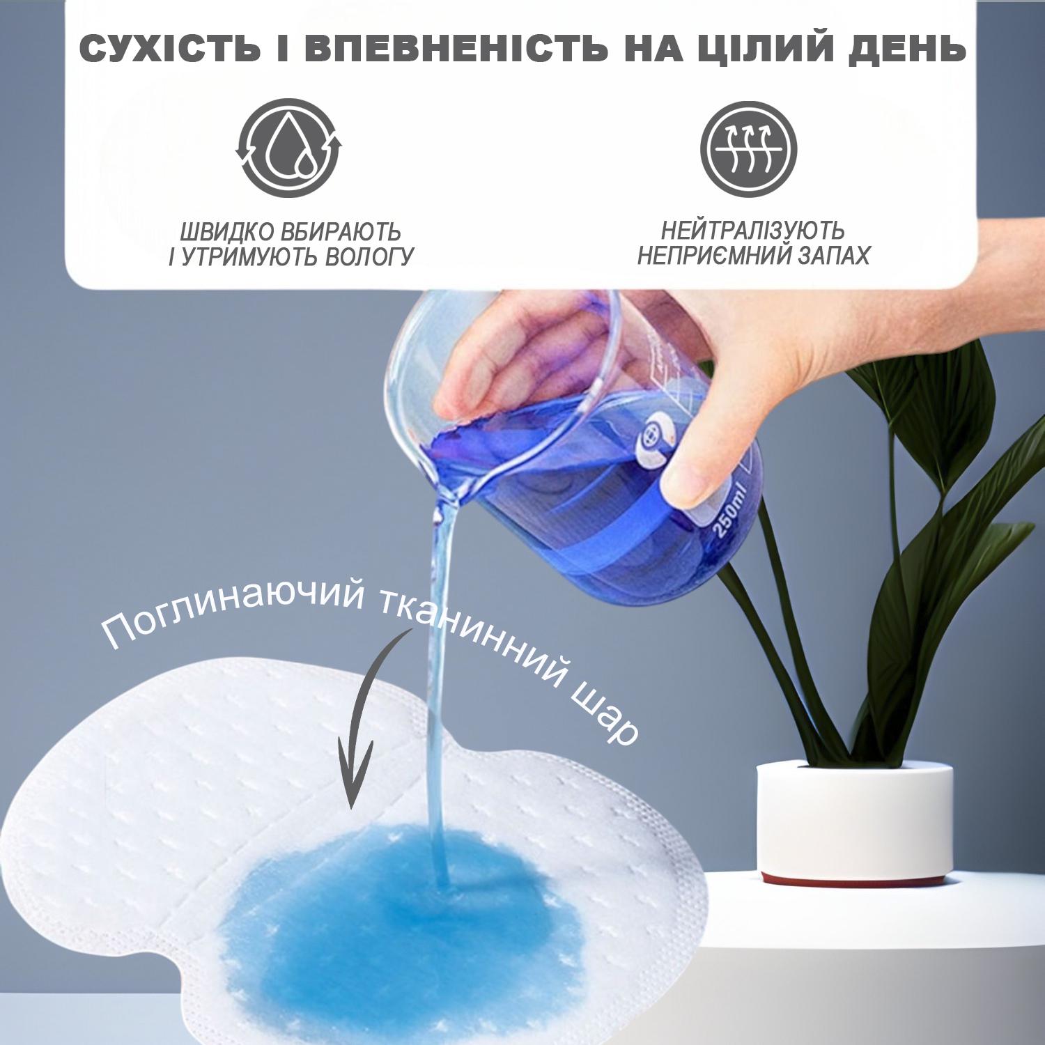 Прокладки-вкладыши защита от пота для подмышек GDragon Home 40 шт. Черный (108_1_0_2) - фото 5 Прокладки-вкладыши защита от пота для подмышек GDragon Home 40 шт. Черный (108_1_0_2) - фото 5