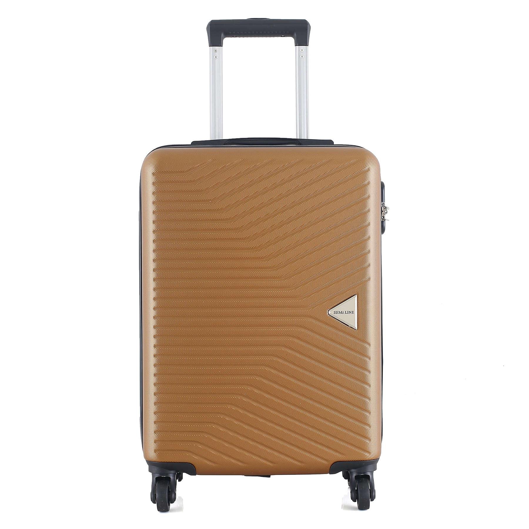 Валіза SEMI LINE 20" S Brown (T5693-1) - фото 2 Валіза SEMI LINE 20" S Brown (T5693-1) - фото 2