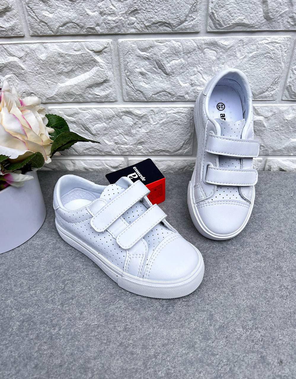 Кеды детские унисекс Apawwa 1142 р. 26 17,2 см Белый (1442-1)