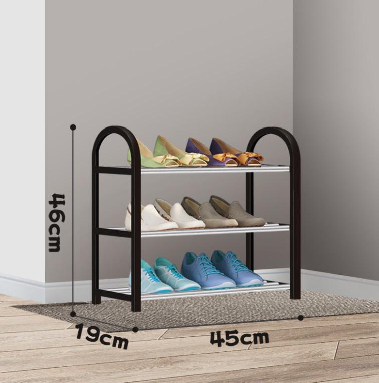 Полиця для взуття 3-х рівнева 14827 19х45х46 см Чорний (4995144) - фото 3 Полиця для взуття 3-х рівнева 14827 19х45х46 см Чорний (4995144) - фото 3