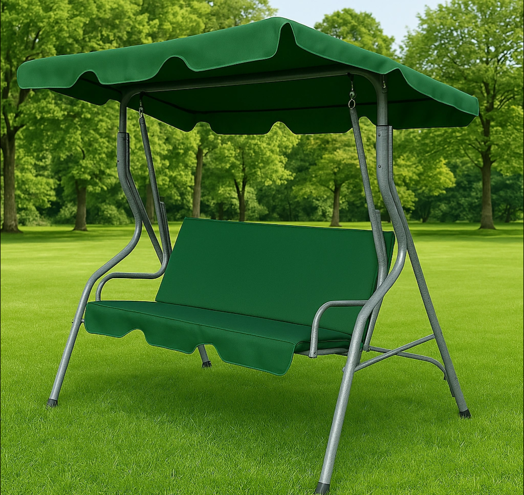 Качели LEOBRO Relax с подушками 176х114х168 см Зеленый (LBSW3-C1-GRN) - фото 4 Качели LEOBRO Relax с подушками 176х114х168 см Зеленый (LBSW3-C1-GRN) - фото 4