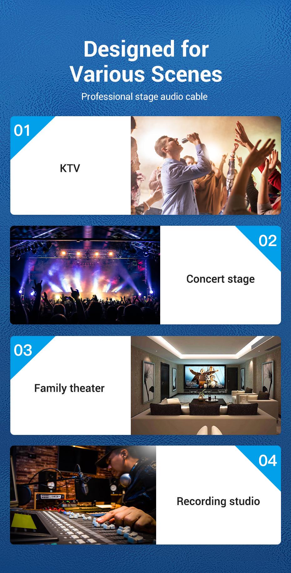 Кабель Vention 6.5 мм Jack-6.5 мм Jack HiFi Аудіо 6.35 мм AUX TS нейлонове обплетення 0,5 м Чорний (BASHD) - фото 12 Кабель Vention 6.5 мм Jack-6.5 мм Jack HiFi Аудіо 6.35 мм AUX TS нейлонове обплетення 0,5 м Чорний (BASHD) - фото 12