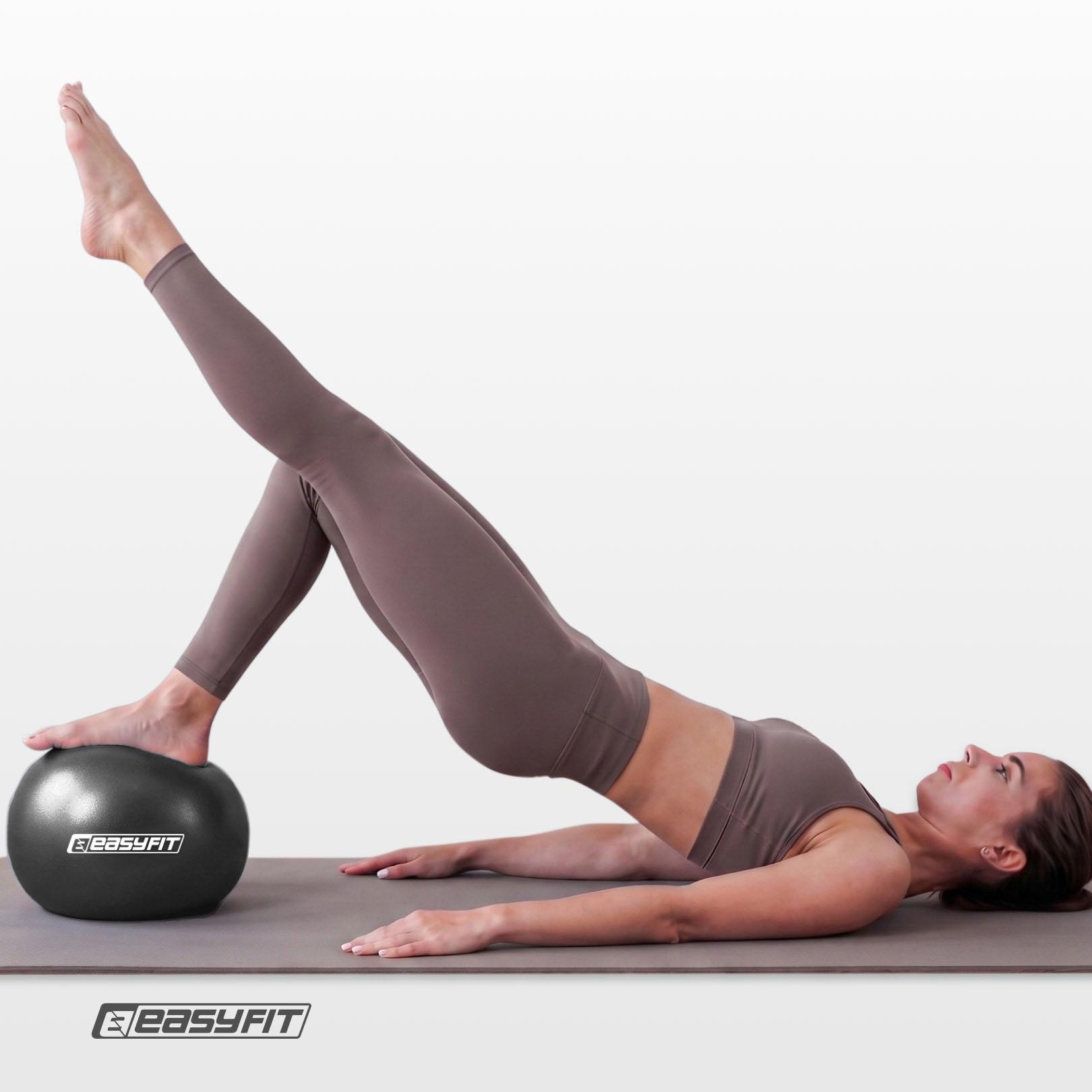 Мяч для пилатеса EasyFit 25 см Черный (28659) - фото 11