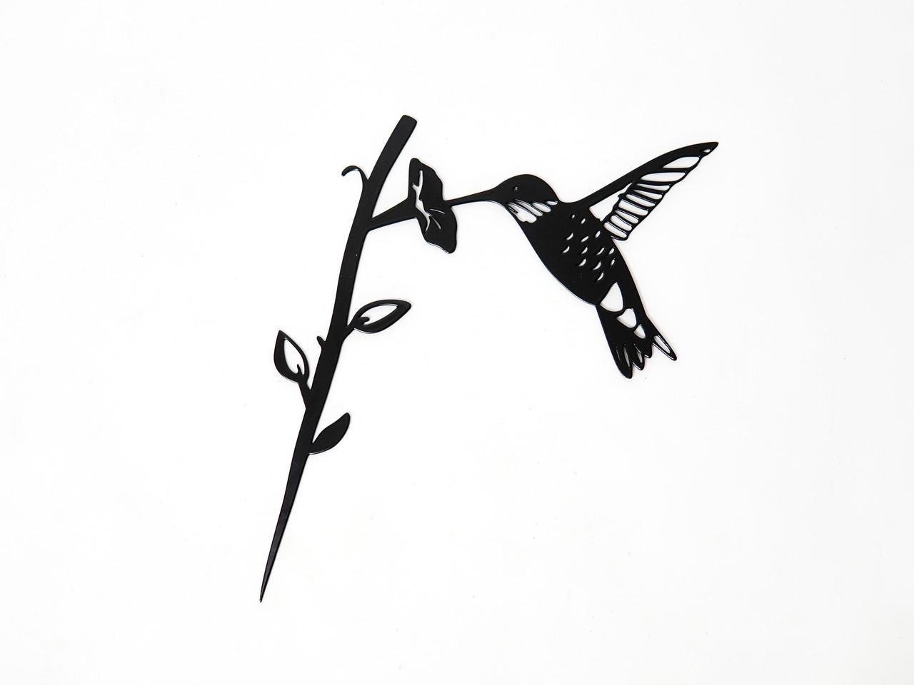 Садовая фигура Колибри и цветок металлический для двора/террасы (DCR028) - фото 6 Садовая фигура Колибри и цветок металлический для двора/террасы (DCR028) - фото 6