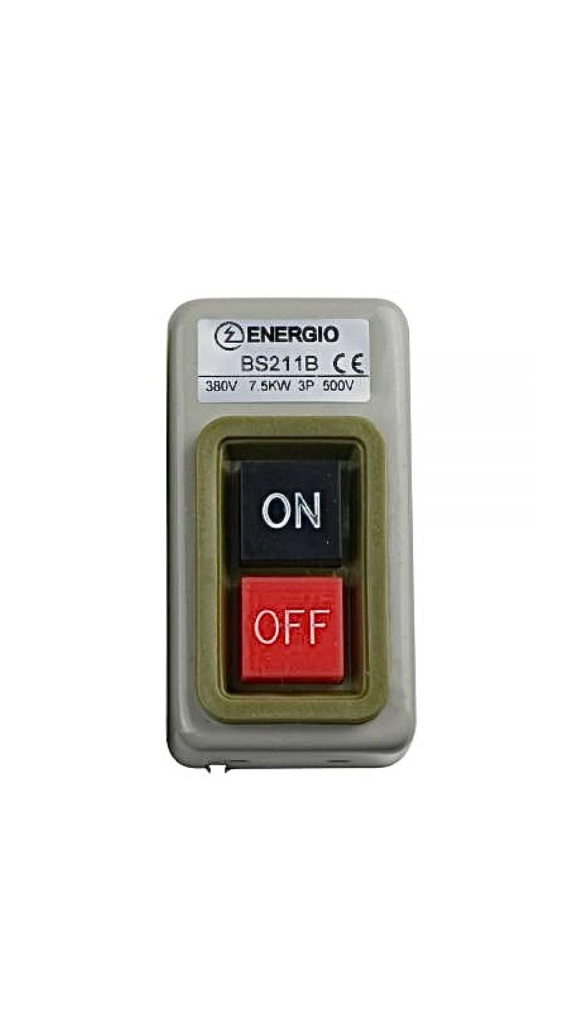 Кнопка старт-стоп ПНВС BS211B 6A 3P 380V-220V 1,5 кВт (000018217)