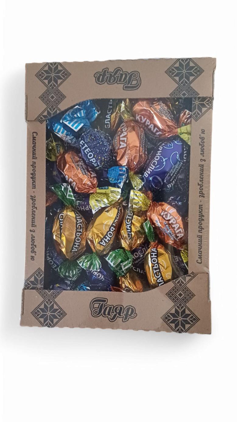 Конфеты шоколадные ТМ ГАЯР Ассорти Четверка