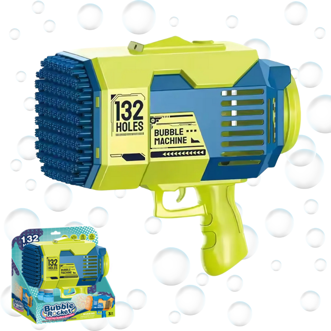 Пістолет мильних бульбашок для дітей на акумуляторі Зелений Пістолет мильних бульбашок для дітей на акумуляторі Зелений