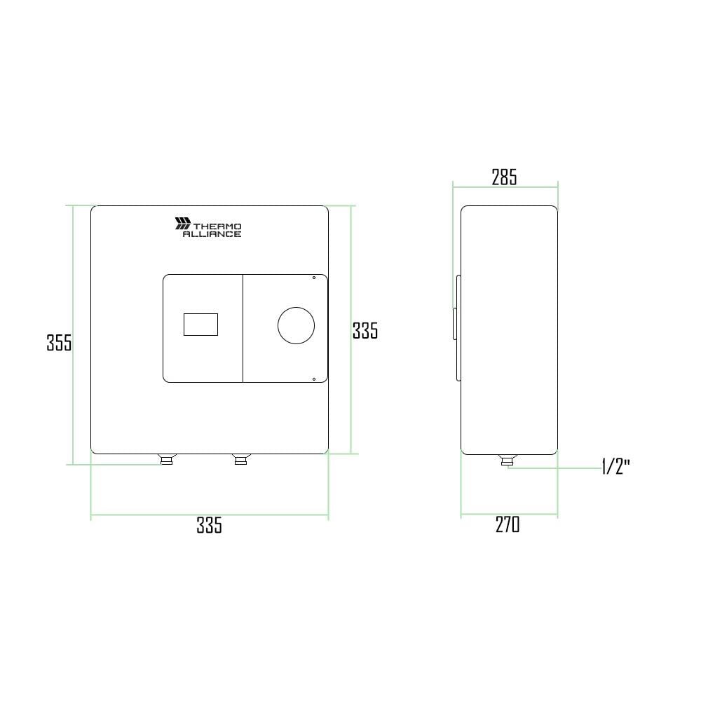 Водонагрівач Thermo Alliance 10 л 1,5 кВт SF10X15N (SD00036043) - фото 2