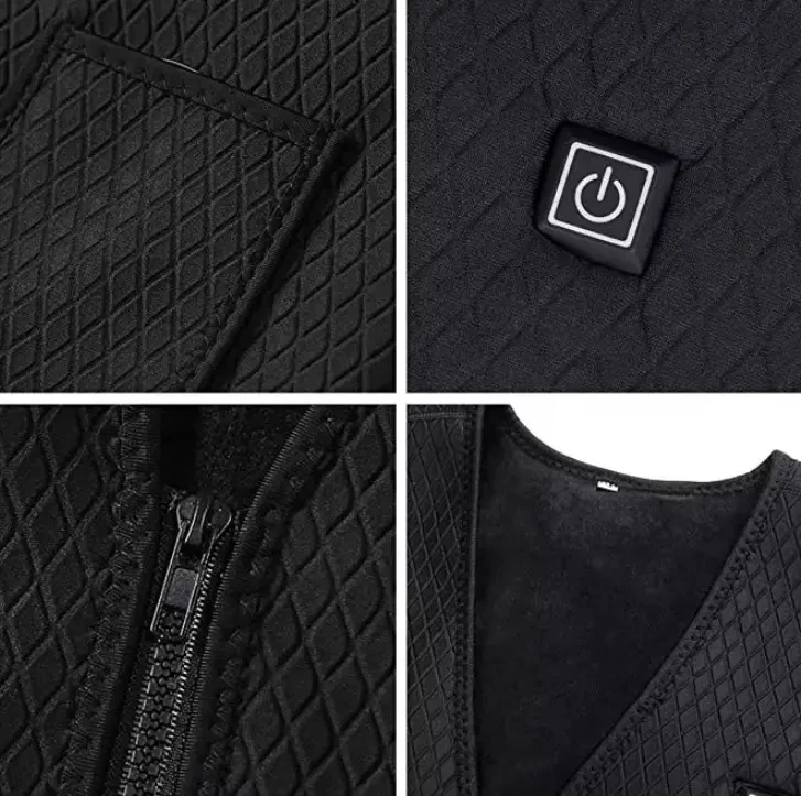 Терможилет с подогревом Eco-obigriv Neopren-5 на 5 зон обогрева/3 режима регулировки температуры S - фото 8