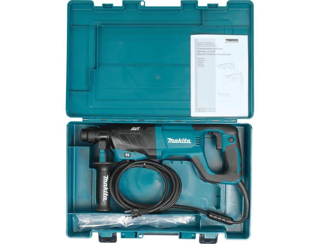 Сетевой перфоратор Makita HR2641 (SDS+, 800 Вт) с антивибрационной технологией + кейс (4508)