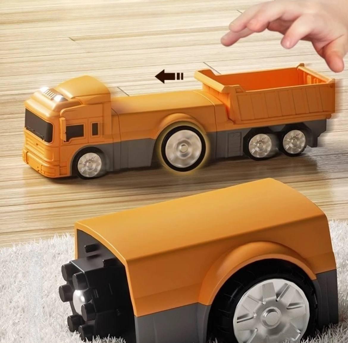 Конструктор Будівельний Трансформер 8в1 Помаранчевий (ooppp21313121) - фото 4 Конструктор Будівельний Трансформер 8в1 Помаранчевий (ooppp21313121) - фото 4