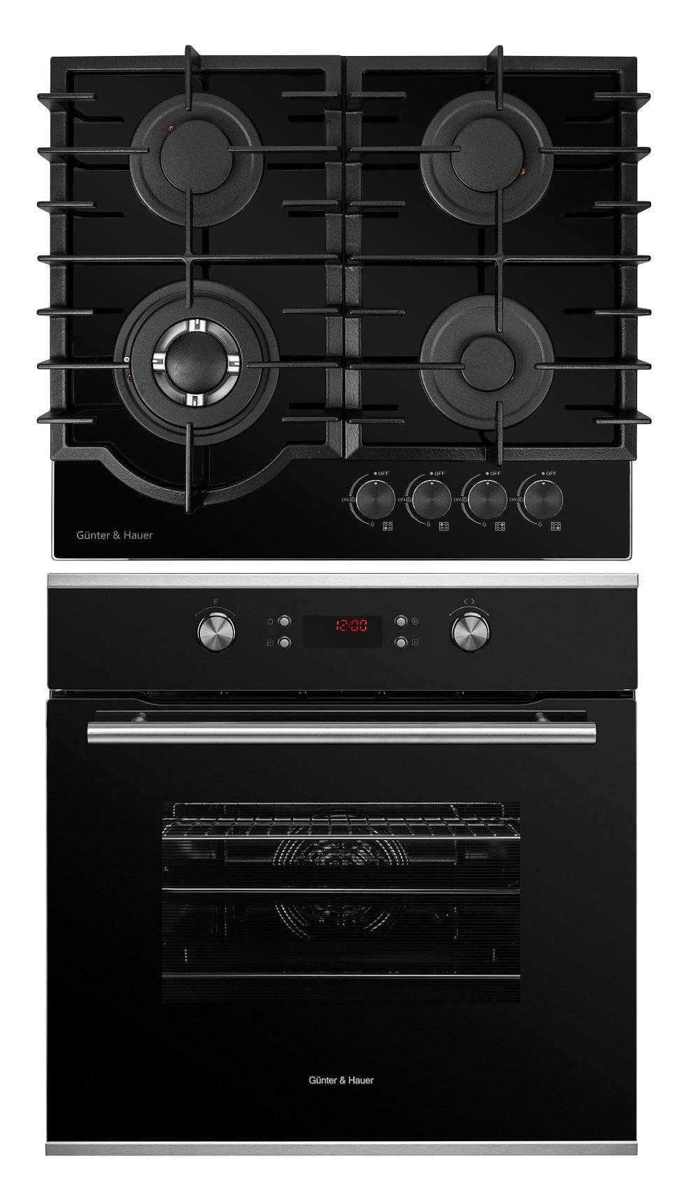 Духова шафа Gunter&Hauer EOM 867/варильна поверхня газова Gunter&Hauer GL 644 (55951)