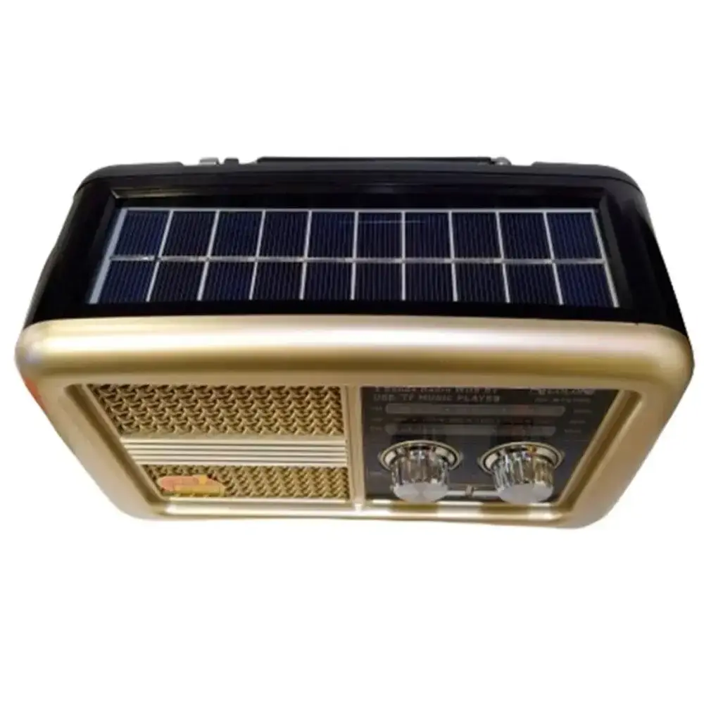 Радиоприемник Golon Solar Bluetooth RX-BT978S с фонариком MP3 и Bluetooth проигрывателем и солнечной панелью (25602516) - фото 3 Радиоприемник Golon Solar Bluetooth RX-BT978S с фонариком MP3 и Bluetooth проигрывателем и солнечной панелью (25602516) - фото 3