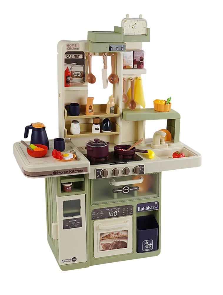 Игровая кухня TK Union Group Мини-Шеф 75 элементов/подсветка Green (159740)