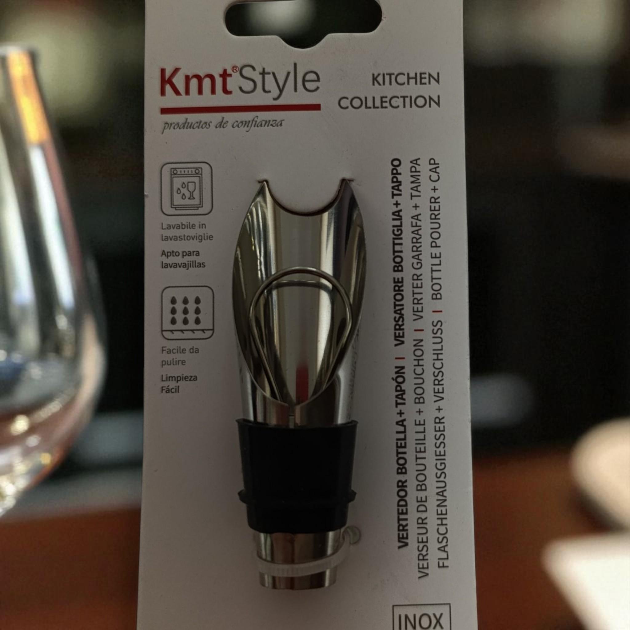 Корок-дозатор для вина Kmt Style 5404938 из нержавеющей стали 8,5 см (5404938) - фото 4 Корок-дозатор для вина Kmt Style 5404938 из нержавеющей стали 8,5 см (5404938) - фото 4