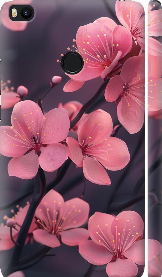 Чехол на Xiaomi Mi Max 2 Пурпурная сакура (6075m-994-42517)