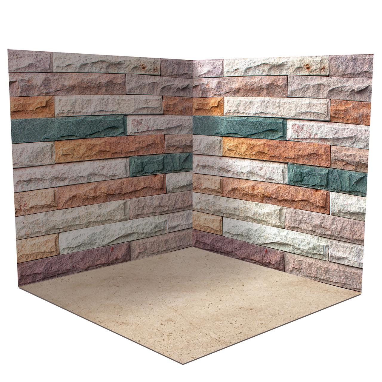 Фотофон виниловый угловой 140x140 см Frontlit 450 г/м2 №58048