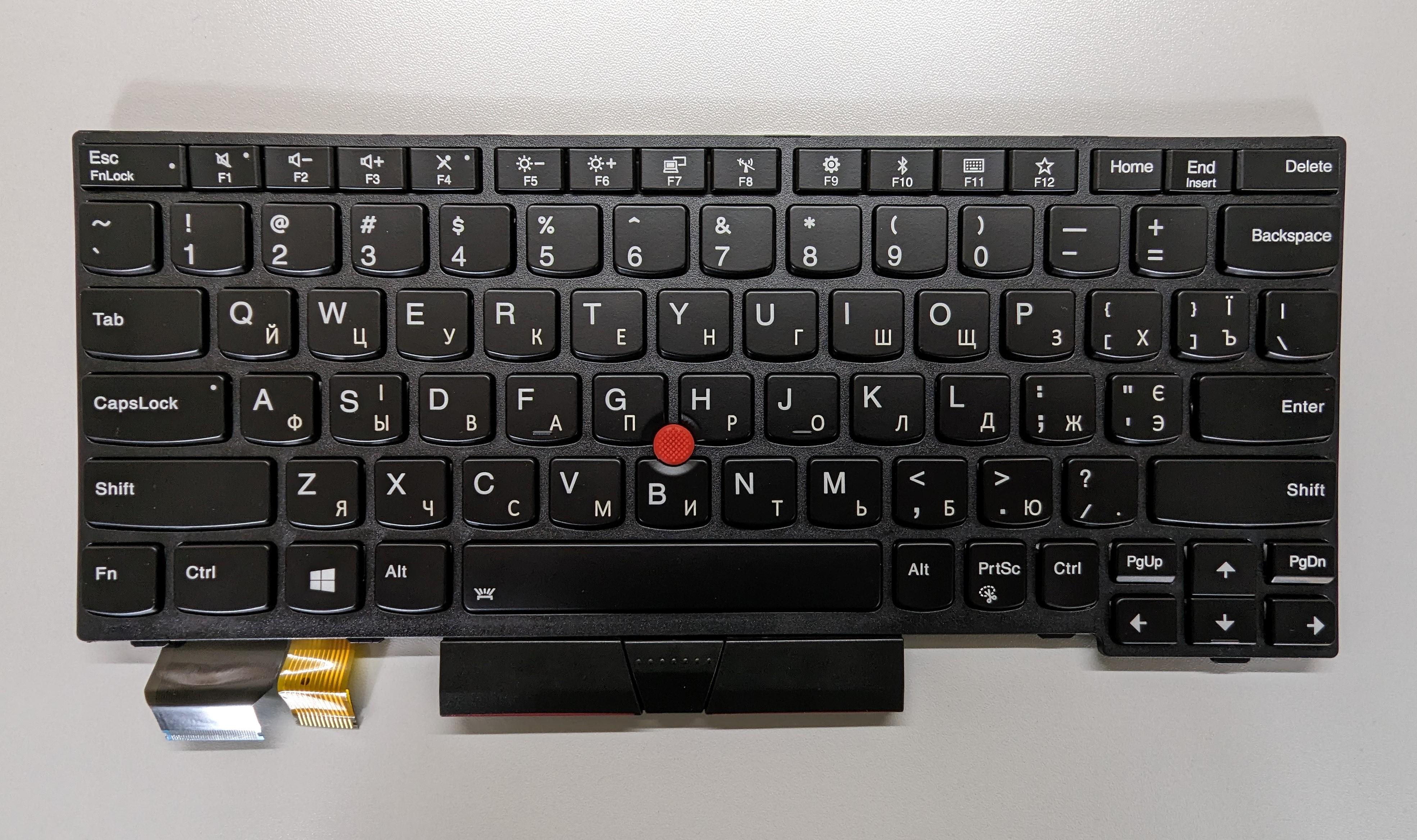 Клавиатура для ноутбука с подсветкой Lenovo Thinkpad X280/X290/X285/X390/X395/L13/Type 20KF 20KE Series/X13 Yoga Gen 1/X13 Type 20T2 20T3 (K611)