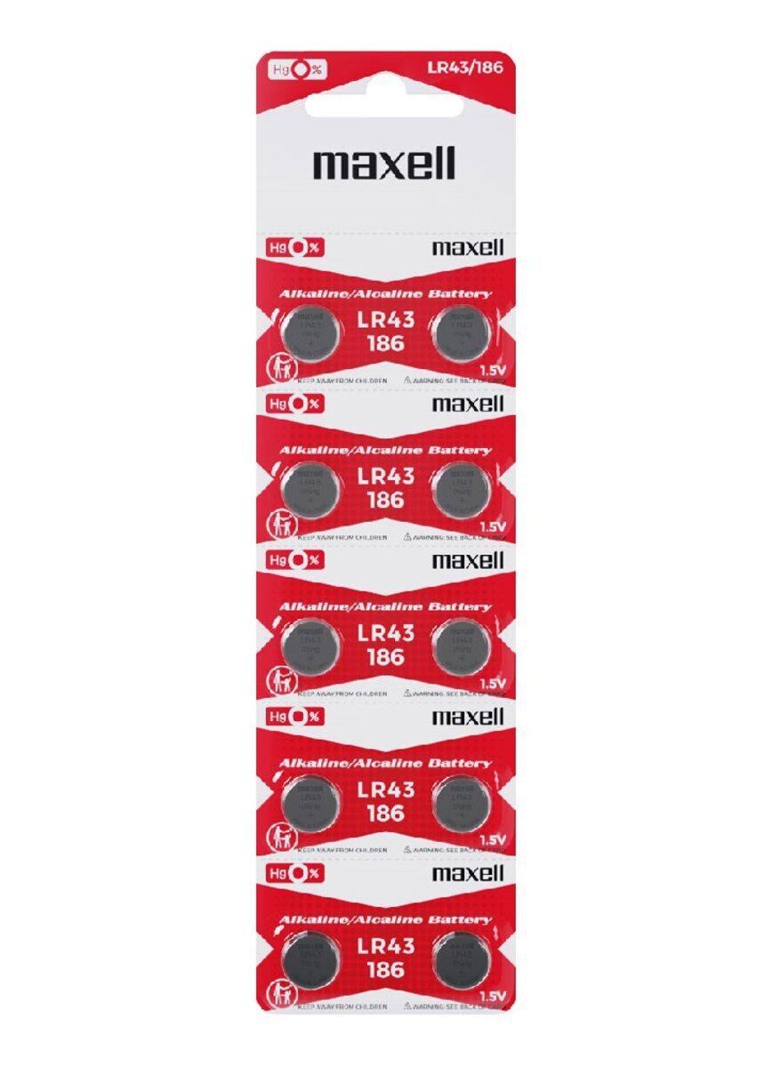 Батарейка Maxell LR43 MF 10 шт. (584373) Батарейка Maxell LR43 MF 10 шт. (584373)