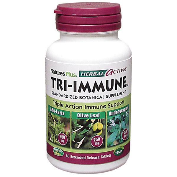Комплекс Natures Plus Tri-Immune для поддержки иммунной системы 60 таблеток