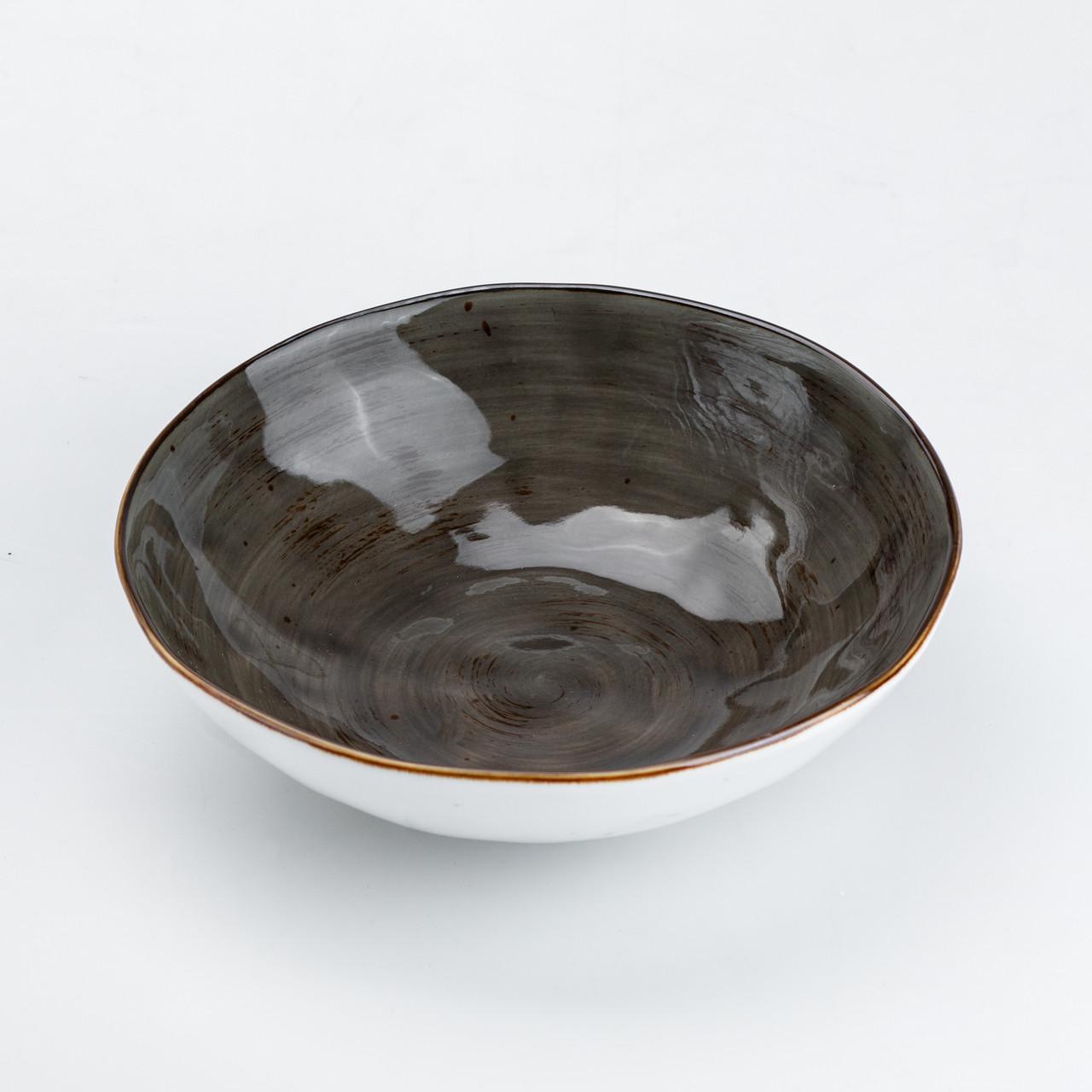 Тарілка обідня глибока кругла керамічна 17,5 см (4511) - фото 10