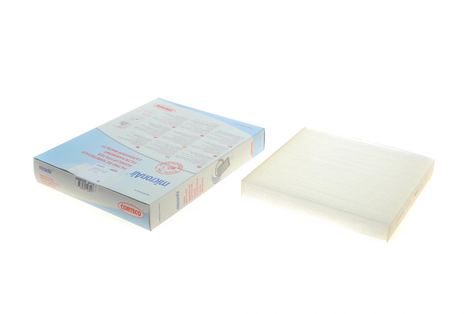 Фильтр салона CORTECO для Honda Accord/Civic 1,3HYBRID-2,4 03- (80000330)