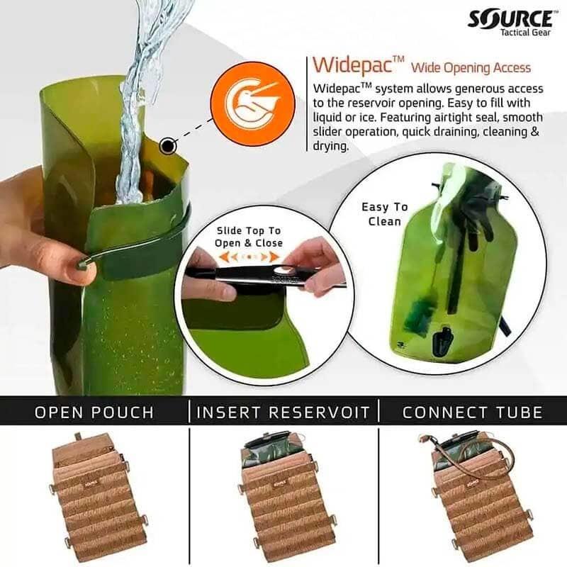 Питьевая система Source Razor 3 л Coyote (4001490203) - фото 10