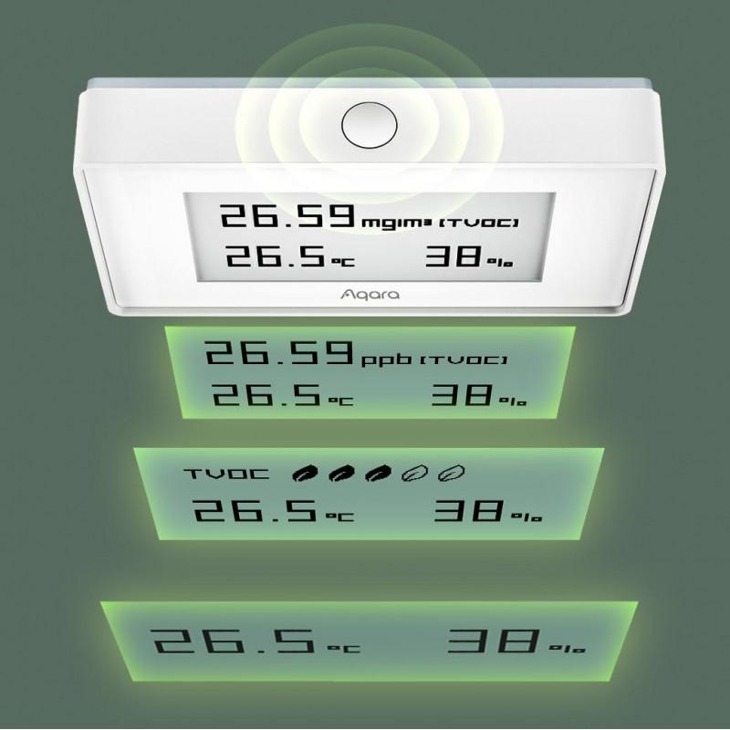 Датчик качества воздуха Aqara TVOC Air Quality Monitor AAQS-S01 Zigbee 3.0 Apple HomeKit - фото 12