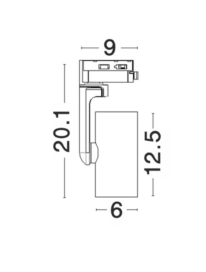 Прожектор трековый Nova Luce Sint (9701102) - фото 3 Прожектор трековый Nova Luce Sint (9701102) - фото 3
