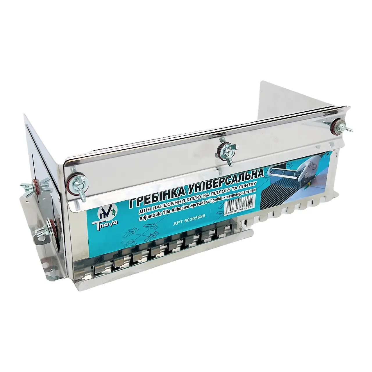 Гребенка универсальная Nova 330-630 мм зуб 10x10 мм (141080) - фото 2